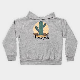 Cactus | Succulent Plant | Cactus Hand Drawn Kids Hoodie